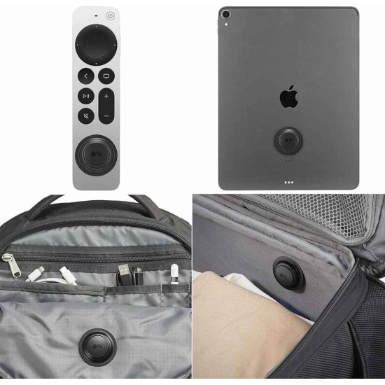 Suport cu adeziv CASE-MATE pentru Apple AirTag, negru (Ingredi, CM046316) by www.silkase.ro