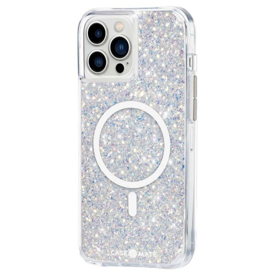 Husa Case Mate MagSafe Twinkle stardust Apple iPhone 13 Pro Max, transparent/spatial (Case Mate, iPhone 13 Pro Max) by www.silkase.ro Husa Case Mate MagSafe Twinkle stardust Apple iPhone 13 Pro Max, transparent/spatial (iPhone 13 Pro Max, CM046588) by www.silkase.ro