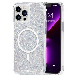 Husa Case Mate MagSafe Twinkle stardust Apple iPhone 13 Pro Max, transparent/spatial Husa Case Mate MagSafe Twinkle stardust Apple iPhone 13 Pro Max, transparent/spatial