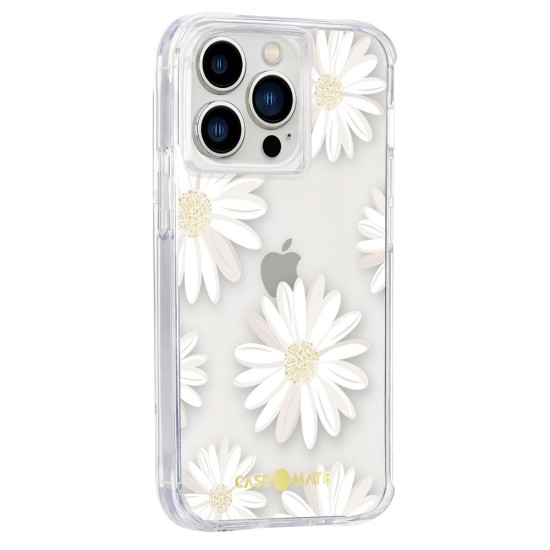 Husa Case Mate Tough Print glitter daisies Apple iPhone 13 Pro, transparent (Case Mate, iPhone 13 Pro) by www.silkase.ro Husa Case Mate Tough Print glitter daisies Apple iPhone 13 Pro, transparent (iPhone 13 Pro, CM047470) by www.silkase.ro