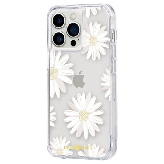 Husa Case Mate Tough Print glitter daisies Apple iPhone 13 Pro, transparent (Case Mate, iPhone 13 Pro) by www.silkase.ro Husa Case Mate Tough Print glitter daisies Apple iPhone 13 Pro, transparent (iPhone 13 Pro, CM047470) by www.silkase.ro