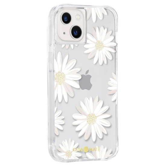 Husa Case Mate Tough Print glitter daisies Apple iPhone 13, transparent (Case Mate, iPhone 13) by www.silkase.ro Husa Case Mate Tough Print glitter daisies Apple iPhone 13, transparent (iPhone 13, CM047496) by www.silkase.ro