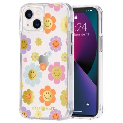 Husa Case Mate Tough Print retro flowers Apple iPhone 13, transparent Husa Case Mate Tough Print retro flowers Apple iPhone 13, transparent