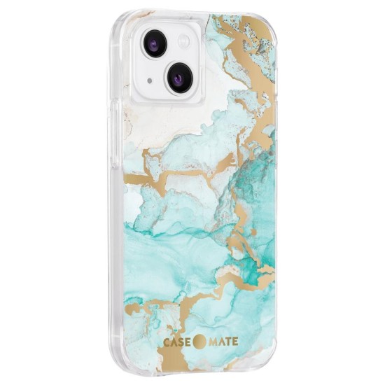 Husa Case Mate Tough Print ocean marble Apple iPhone 13 Mini, transparent (Case Mate, iPhone 13 Mini) by www.silkase.ro Husa Case Mate Tough Print ocean marble Apple iPhone 13 Mini, transparent (iPhone 13 Mini, CM047524) by www.silkase.ro