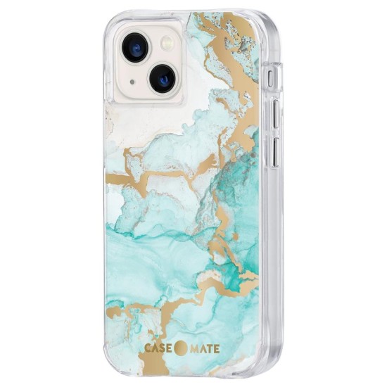 Husa Case Mate Tough Print ocean marble Apple iPhone 13 Mini, transparent (Case Mate, iPhone 13 Mini) by www.silkase.ro Husa Case Mate Tough Print ocean marble Apple iPhone 13 Mini, transparent (iPhone 13 Mini, CM047524) by www.silkase.ro