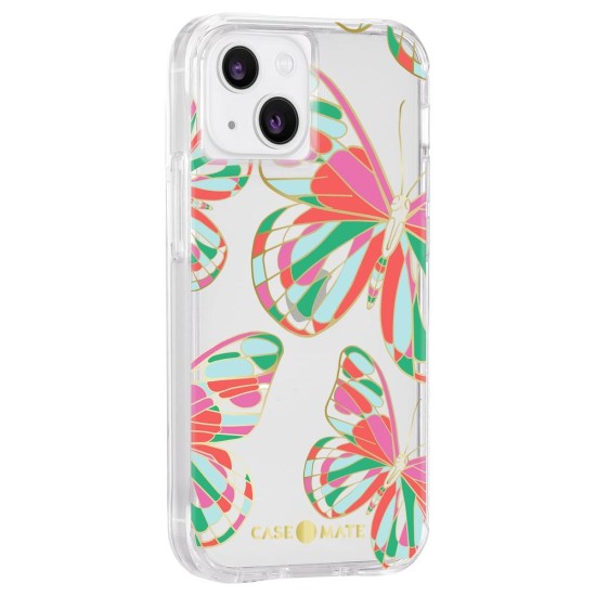 Husa Case Mate Tough Print butterflies Apple iPhone 13 Mini, transparent (Case Mate, iPhone 13 Mini) by www.silkase.ro Husa Case Mate Tough Print butterflies Apple iPhone 13 Mini, transparent (iPhone 13 Mini, CM047526) by www.silkase.ro