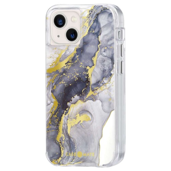 Husa Case Mate Tough Print navy marble Apple iPhone 13 Mini, transparent (Case Mate, iPhone 13 Mini) by www.silkase.ro Husa Case Mate Tough Print navy marble Apple iPhone 13 Mini, transparent (iPhone 13 Mini, CM047530) by www.silkase.ro