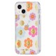 Husa Case Mate Tough Print retro flowers Apple iPhone 13 Mini, transparent (Case Mate, iPhone 13 Mini) by www.silkase.ro Husa Case Mate Tough Print retro flowers Apple iPhone 13 Mini, transparent (iPhone 13 Mini, CM047532) by www.silkase.ro