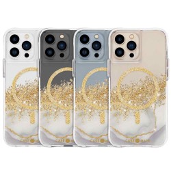 Husa Case Mate MagSafe Karat Marble Apple iPhone 13 Pro, transparent/auriu Husa Case Mate MagSafe Karat Marble Apple iPhone 13 Pro, transparent/auriu
