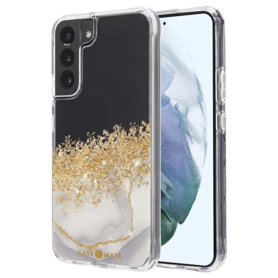 Huse Case Mate Karat Marble Samsung Galaxy S22 Plus, transparent/auriu (Case Mate, Telefoane Samsung) by www.silkase.ro Huse Case Mate Karat Marble Samsung Galaxy S22 Plus, transparent/auriu (Telefoane Samsung, CM048064) by www.silkase.ro