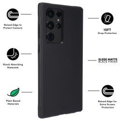 Husa Case Mate Tough Plus Samsung Galaxy S22 Ultra, negru mat Husa Case Mate Tough Plus Samsung Galaxy S22 Ultra, negru mat
