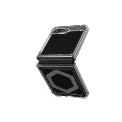 Husa UAG Plyo Pro pentru Samsung Galaxy Z Flip5, ice/silver