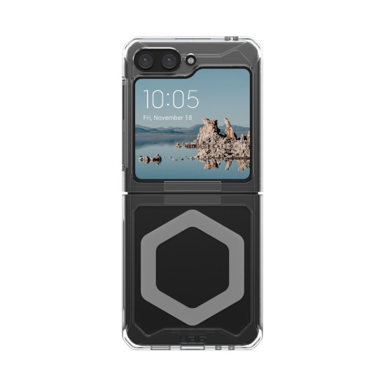 Husa UAG Plyo Pro pentru Samsung Galaxy Z Flip5, ice/silver (Telefoane Samsung, 214214114333) by www.silkase.ro
