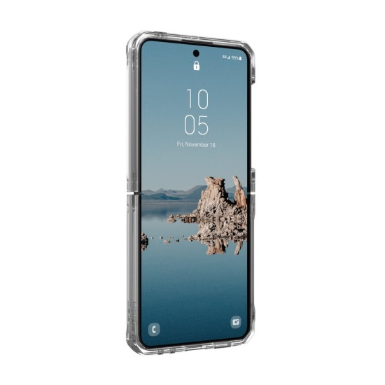 Husa UAG Plyo Pro pentru Samsung Galaxy Z Flip5, ice/silver (Telefoane Samsung, 214214114333) by www.silkase.ro
