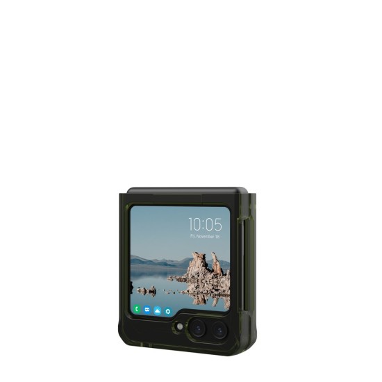 Husa UAG Plyo Pro pentru Samsung Galaxy Z Flip5, olive/space grey (UAG, Telefoane Samsung) by www.silkase.ro Husa UAG Plyo Pro pentru Samsung Galaxy Z Flip5, olive/space grey (Telefoane Samsung, 21421411723A) by www.silkase.ro