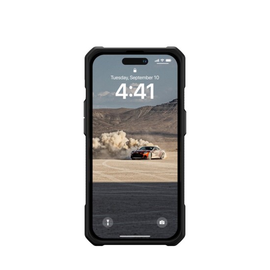 Husa UAG Monarch MagSafe pentru Apple iPhone 15 Pro, kevlar, negru (iPhone 15 Pro, 114278113940) by www.silkase.ro