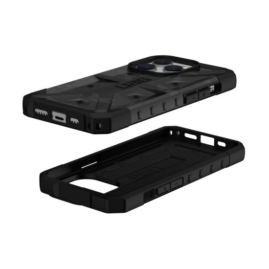 Husa UAG Pathfinder SE MagSafe pentru Apple iPhone 15 Pro, geo camo (iPhone 15 Pro, 114283114033) by www.silkase.ro