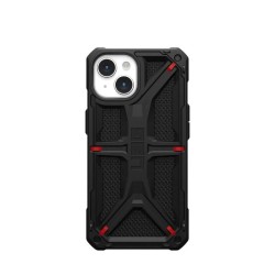 Husa UAG Monarch pentru iPhone 15, kevlar, fibra de carbon