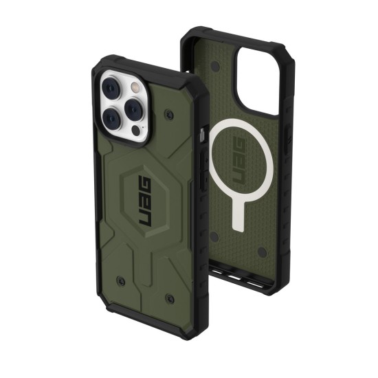 Husa UAG Pathfinder MagSafe pentru Apple iPhone 15 Pro Max, Olive Drab (UAG, iPhone 15 Pro Max) by www.silkase.ro Husa UAG Pathfinder MagSafe pentru Apple iPhone 15 Pro Max, Olive Drab (iPhone 15 Pro Max, 114301117272) by www.silkase.ro