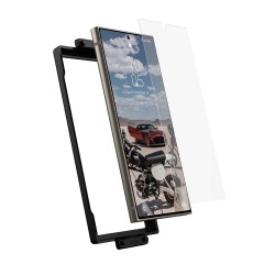 Folie sticla UAG Flex Shield Plus pentru Samsung Galaxy S24 Ultra, Full Glue, Full display, transparenta Folie sticla UAG Flex Shield Plus pentru Samsung Galaxy S24 Ultra, Full Glue, Full display, transparenta