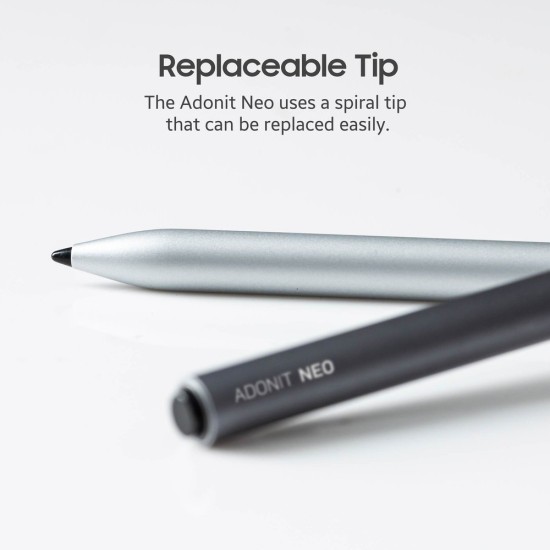 Pen Adonit Neo, matte argintiu (Adonit, Ingredi) by www.silkase.ro Pen Adonit Neo, matte argintiu (Ingredi, 847663024055) by www.silkase.ro