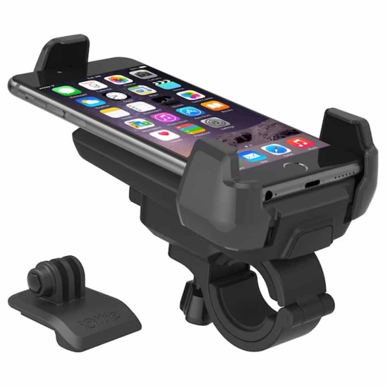 Suport pentru bicicleta Active Edge iOttie, negru + adaptor GoPro (Suport bicicleta, HLBKIO102BK) by www.silkase.ro