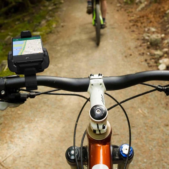 Suport pentru bicicleta Active Edge iOttie, negru + adaptor GoPro (Suport bicicleta, HLBKIO102BK) by www.silkase.ro