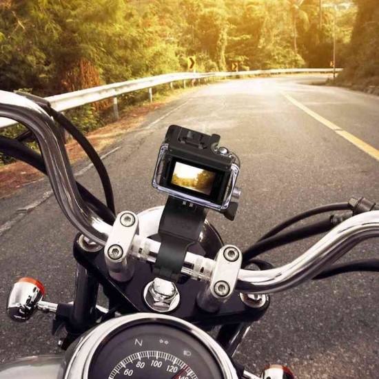 Suport pentru bicicleta Active Edge iOttie, negru + adaptor GoPro (Suport bicicleta, HLBKIO102BK) by www.silkase.ro