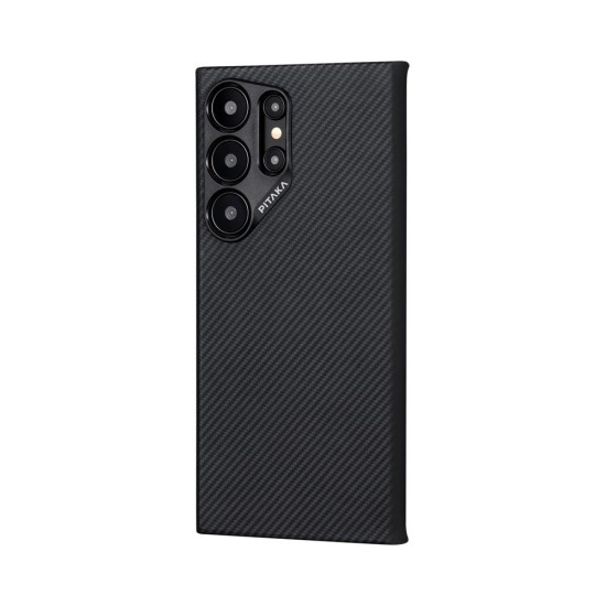 Husa Pitaka MagEZ 4 pentru Samsung Galaxy S24 Ultra,culoare negru/gri (PITAKA, Telefoane Samsung) by www.silkase.ro Husa Pitaka MagEZ 4 pentru Samsung Galaxy S24 Ultra,culoare negru/gri (Telefoane Samsung, KS2401U) by www.silkase.ro