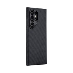 Husa Pitaka MagEZ 4 pentru Samsung Galaxy S24 Ultra,culoare negru/gri