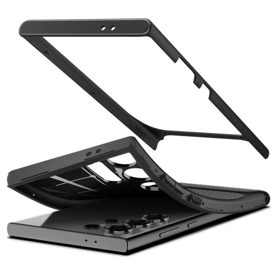 Husa Spigen Neo Hybrid pentru Samsung Galaxy S24 Ultra, culoare negru (Telefoane Samsung, ACS07304) by www.silkase.ro