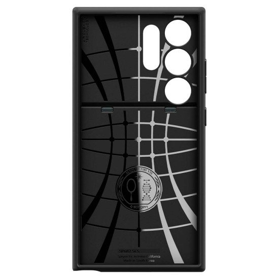 Husa Spigen Slim Armor CS pentru Samsung Galaxy S24 Ultra, culoare verde abyss (Telefoane Samsung, ACS07307) by www.silkase.ro