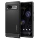Husa Spigen Rugged Armor pentru Google Pixel 7a, culoare negru (Pixel 7a, ACS05816) by www.silkase.ro