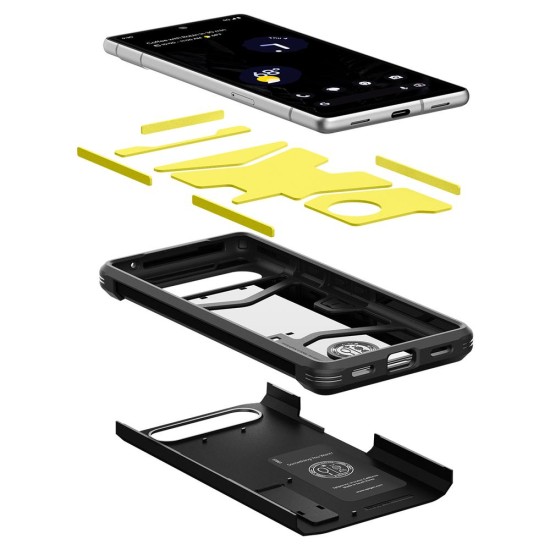 Husa Spigen Tough Armor pentru Google Pixel 7a, culoare negru (Pixel 7a, ACS05819) by www.silkase.ro