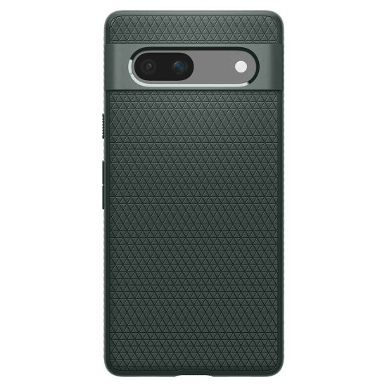 Husa Spigen Liquid Air pentru Google Pixel 7a, culoare verde abiss (Pixel 7a, ACS06094) by www.silkase.ro