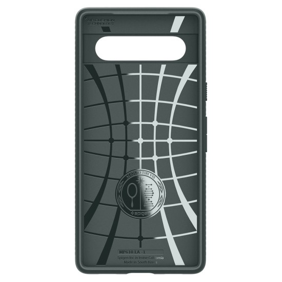 Husa Spigen Liquid Air pentru Google Pixel 7a, culoare verde abiss (Pixel 7a, ACS06094) by www.silkase.ro