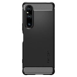 Husa Spigen Rugged Armor pentru Sony Xperia 1 V, culoare negru