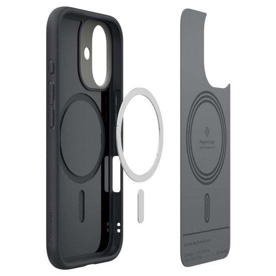 Husa Spigen Caseology Nano Pop MagSafe pentru Apple iPhone 16, negru (Spigen, iPhone 16) by www.silkase.ro Husa Spigen Caseology Nano Pop MagSafe pentru Apple iPhone 16, negru (iPhone 16, ACS08238) by www.silkase.ro