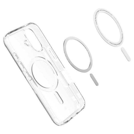 Husa Spigen Caseology Capella MagSafe pentru Apple iPhone 16, transparent (Spigen, iPhone 16) by www.silkase.ro Husa Spigen Caseology Capella MagSafe pentru Apple iPhone 16, transparent (iPhone 16, ACS08239) by www.silkase.ro