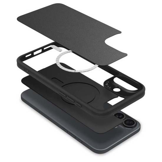 Husa Spigen Cyrill Kajuk MagSafe pentru Apple iPhone 16, negru (Spigen, iPhone 16) by www.silkase.ro Husa Spigen Cyrill Kajuk MagSafe pentru Apple iPhone 16, negru (iPhone 16, ACS08411) by www.silkase.ro