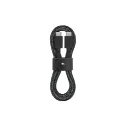 Cablu pentru incarcare si transfer de date Native Union Belt USB Type-C / Type-C 1.2m Cosmos