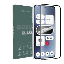 Folie Sticla pentru Nothing phone 2a, Mobile Origin, margine Neagra Folie Sticla pentru Nothing phone 2a, Mobile Origin, margine Neagra