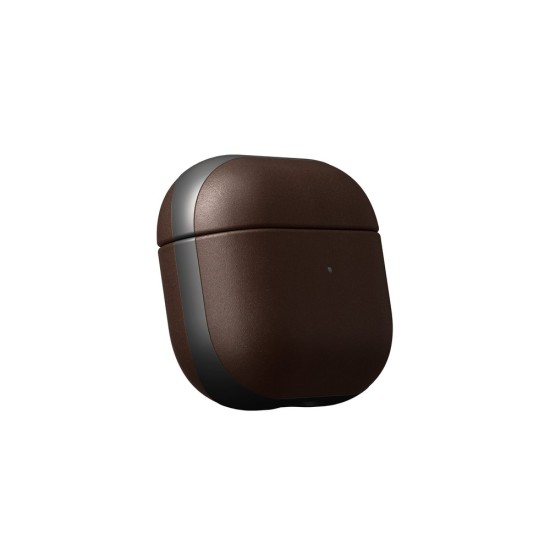 Carcasa din piele naturala NOMAD Leather Apple AirPods 3 Maro (3, NM01001485) by www.silkase.ro