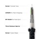 Cablu pentru incarcare si transfer de date 3 in 1 NOMAD Kevlar USB Type-C/Lightning/Micro-USB 1.5m Negru (iPhone 17 Pro Max, NM01012B00) by www.silkase.ro