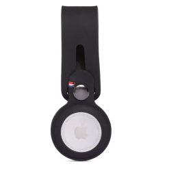 Husa AirTag Decoded Silicon Loop, Carbune