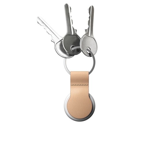 Suport tip breloc NOMAD Leather Loop compatibil Apple AirTag, Adeziv 3M, Natural (Nomad, Ingredi) by www.silkase.ro Suport tip breloc NOMAD Leather Loop compatibil Apple AirTag, Adeziv 3M, Natural (Ingredi, NM01016885) by www.silkase.ro