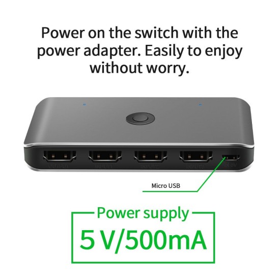 Hub switch comutator USB SILKASE, 2x4, USB 3.0, schimbare sursa USB intre calculatoare (Switch KVM, L0014) by www.silkase.ro