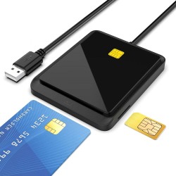 Smart card reader SILKASE Usb 2.0,  negru