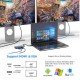 Hub SILKASE, 7 multi-port, USB-C 3.0/USB-A 3.0/HDMI 4K/VGA FullHD/3.5 audio jack, metalic gri (SILKASE, Hub uri) by www.silkase.ro Hub SILKASE, 7 multi-port, USB-C 3.0/USB-A 3.0/HDMI 4K/VGA FullHD/3.5 audio jack, metalic gri (Hub uri, L0050) by www.silkase.ro