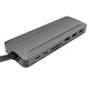 Dock USB dublu Type-C SILKASE pentru MacBook, dublu HDMI, ethernet, microSD, SD, USB 3.0, USB-C, USB-C PD (Docking stations, L0067) by www.silkase.ro